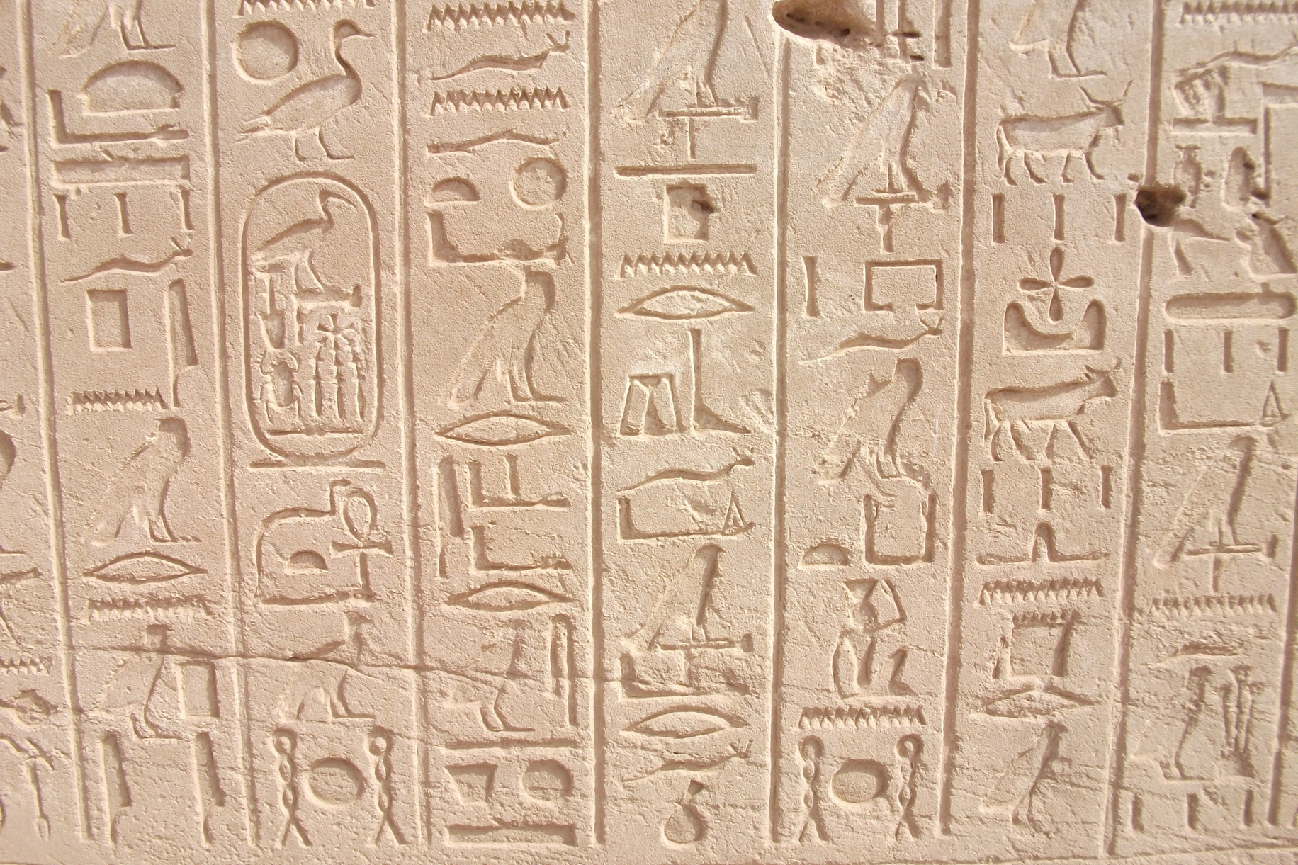 Hieroglyphics in Egypt